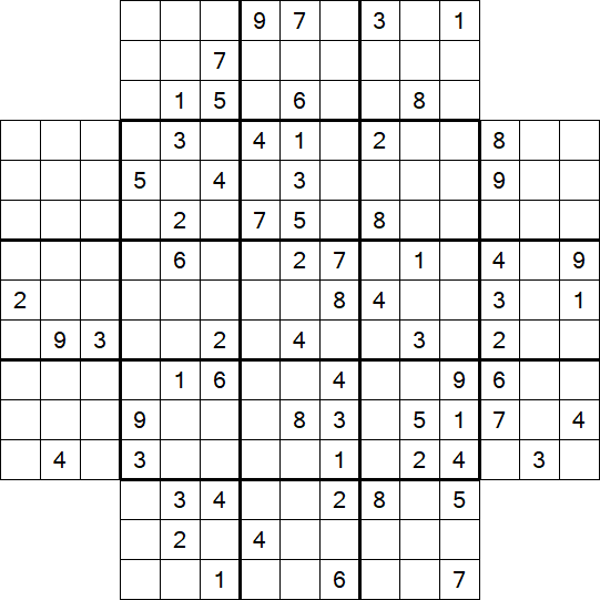 Flower Sudoku - Difficile