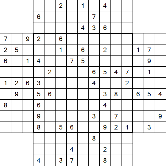 Flower Sudoku - Schwierig