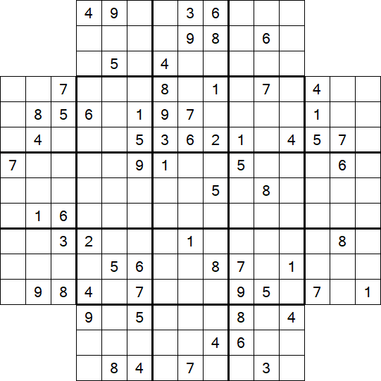 Flower Sudoku - Difficile