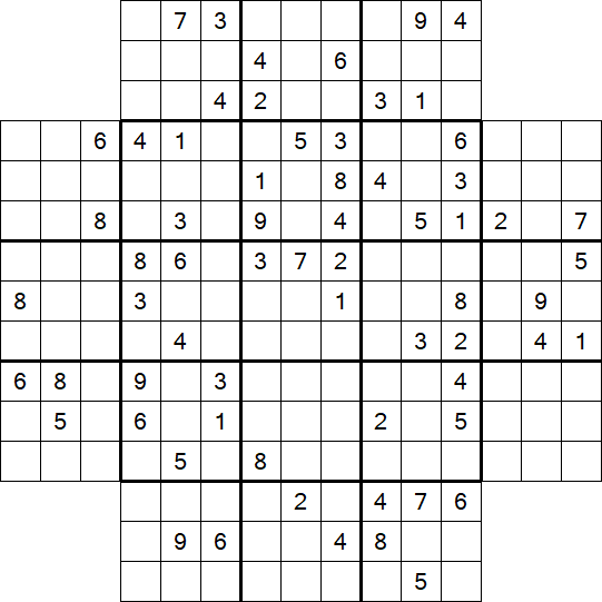 Flower Sudoku - Difficile