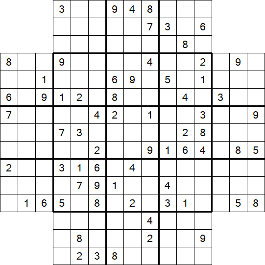 Flower Sudoku - Difficile