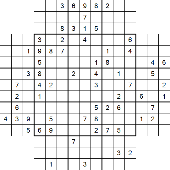 Flower Sudoku - Difficile