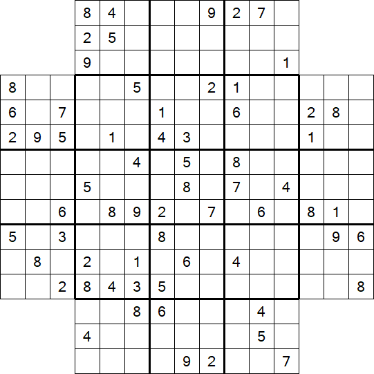 Flower Sudoku - Difficile