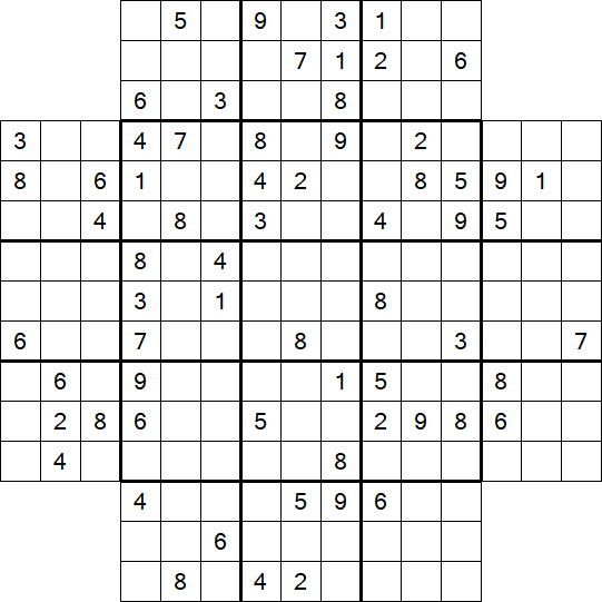 Flower Sudoku - Difficile