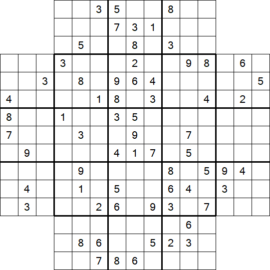 Flower Sudoku - Difficile