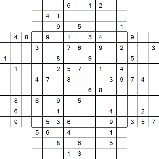 Flower Sudoku - Difficile