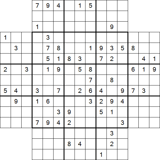 Flower Sudoku - Schwierig