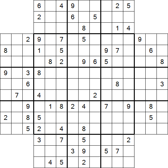 Flower Sudoku - Schwierig