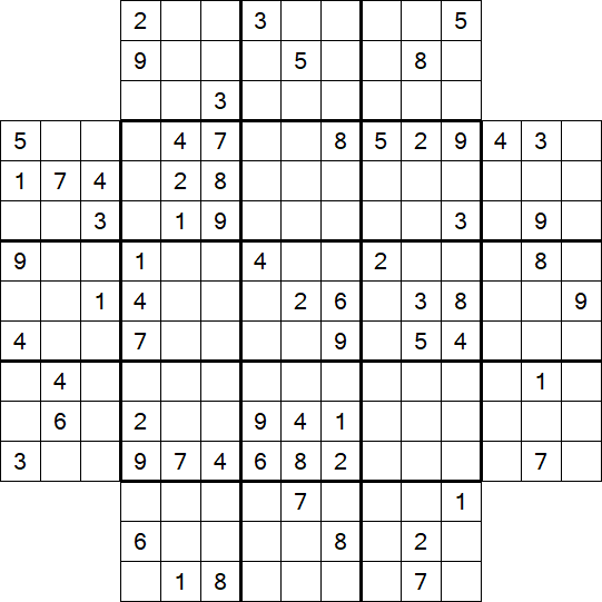 Flower Sudoku - Schwierig