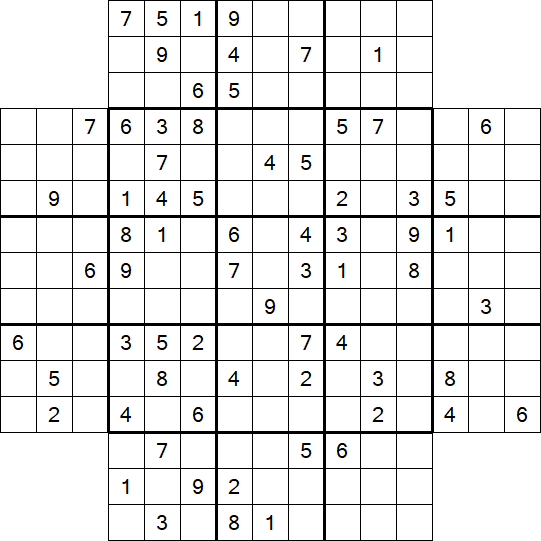 Flower Sudoku - Difícil
