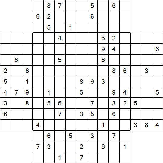Flower Sudoku - Difficile