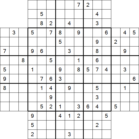 Flower Sudoku - Difficile
