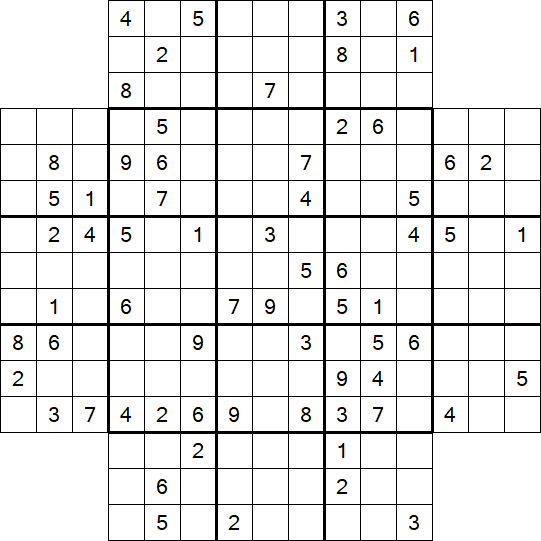 Flower Sudoku - Difficile