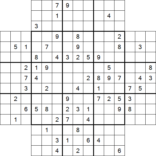 Flower Sudoku - Difficile
