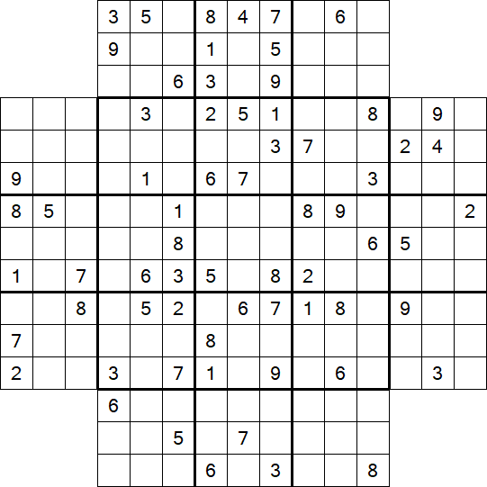 Flower Sudoku - Hard