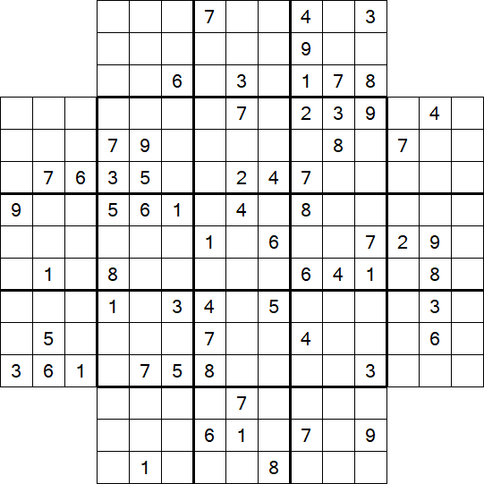 Flower Sudoku - Hard
