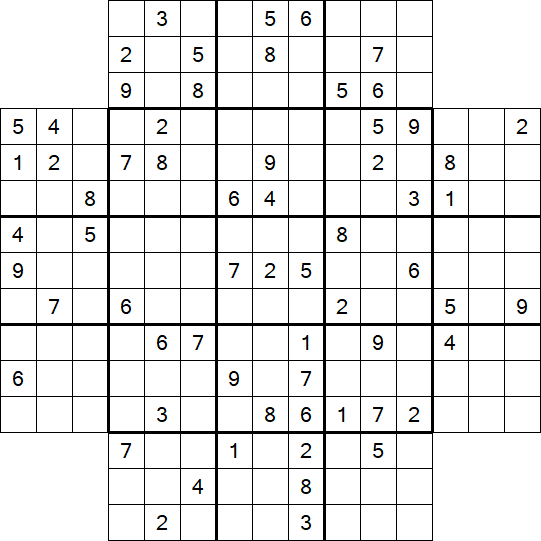 Flower Sudoku - Difficile