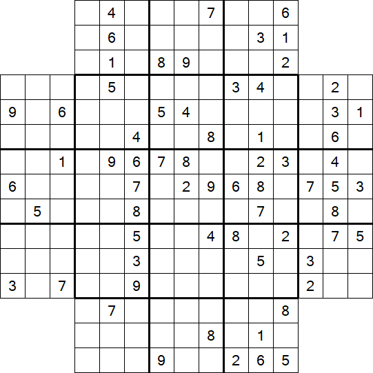 Flower Sudoku - Difficile
