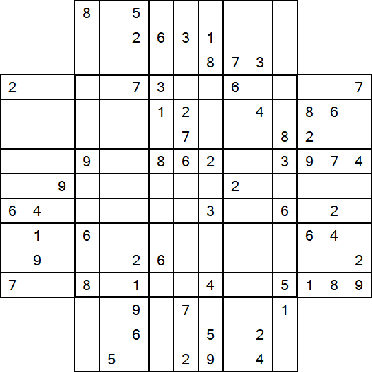 Flower Sudoku - Difficile