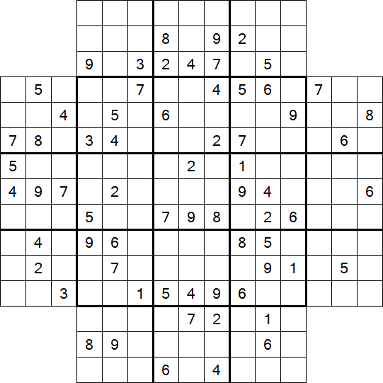 Flower Sudoku - Difficile