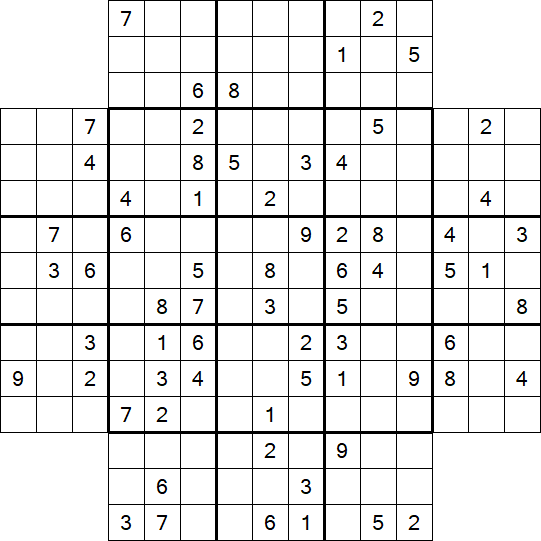 Flower Sudoku - Difficile