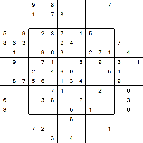 Flower Sudoku - Difficile