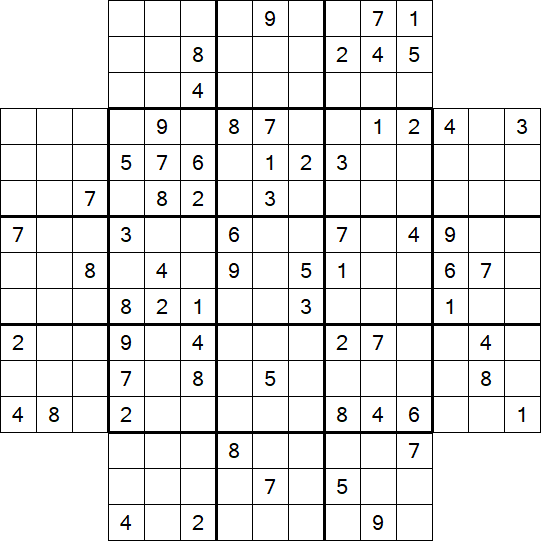 Flower Sudoku - Difficile