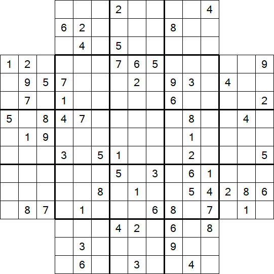 Flower Sudoku - Difficile