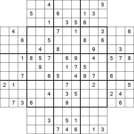 Flower Sudoku - Difficile