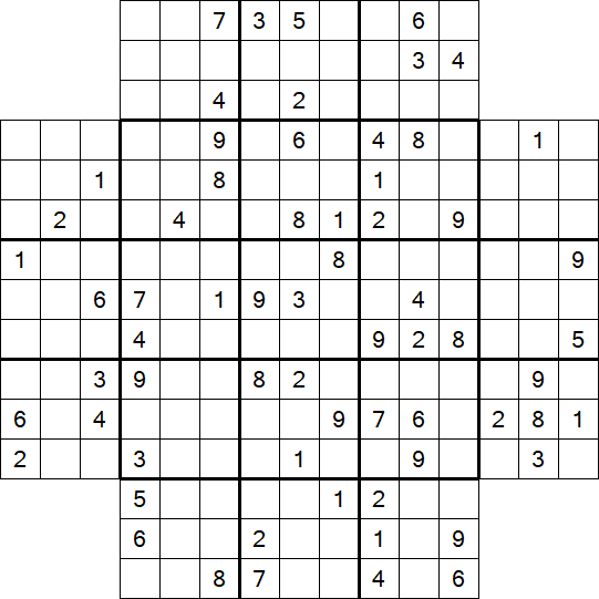 Flower Sudoku - Difficile