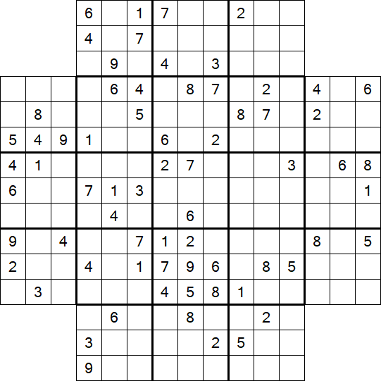 Flower Sudoku - Difficile