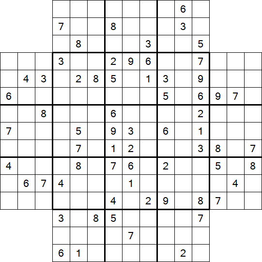 Flower Sudoku - Difficile