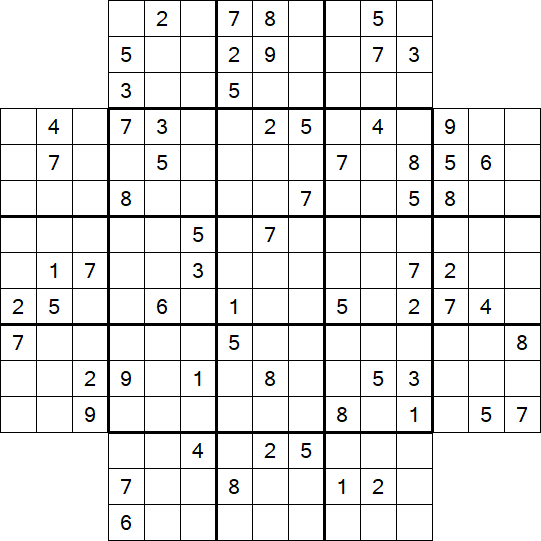 Flower Sudoku - Difficile
