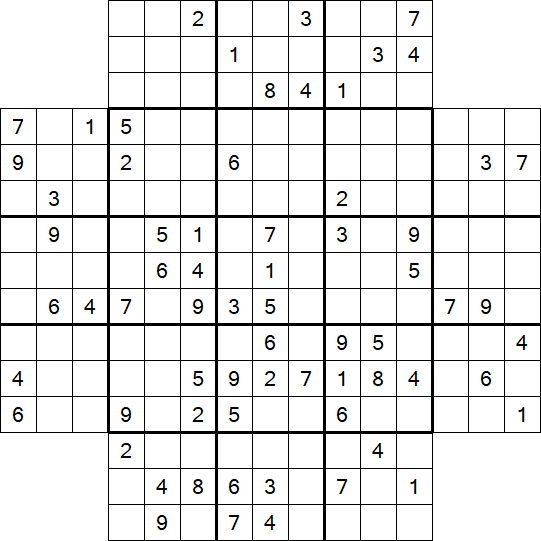 Flower Sudoku - Difficile