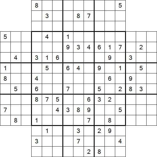 Flower Sudoku - Difficile