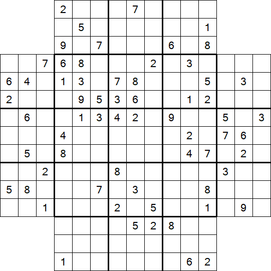 Flower Sudoku - Difficile