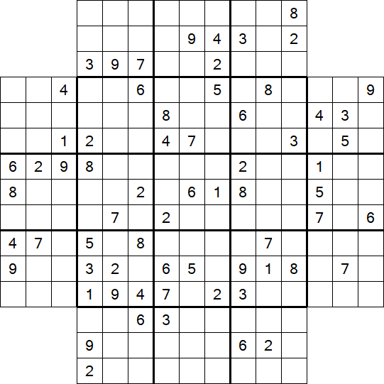 Flower Sudoku - Difficile