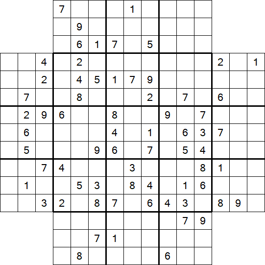Flower Sudoku - Difficile
