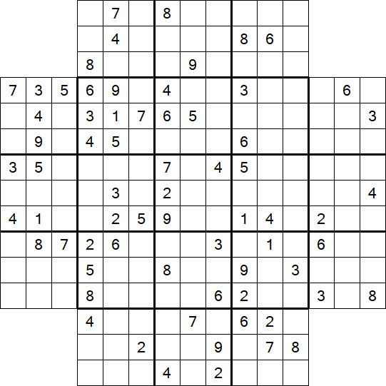 Flower Sudoku - Difficile