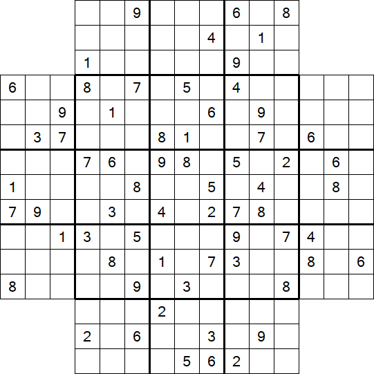 Flower Sudoku - Difficile