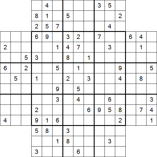 Flower Sudoku - Difficile