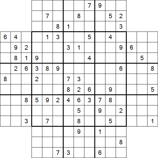 Flower Sudoku - Difficile