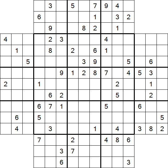 Flower Sudoku - Hard
