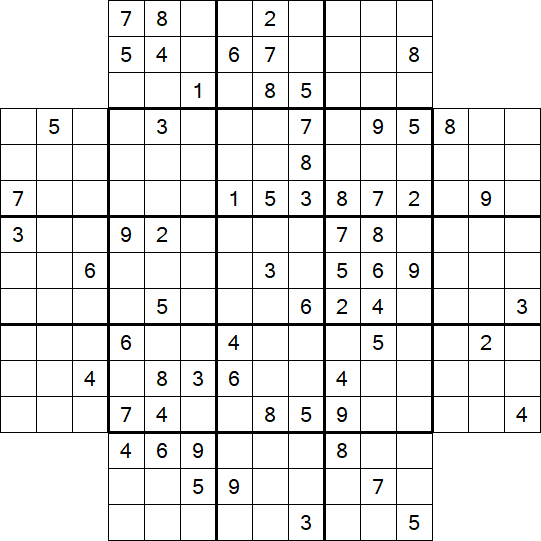 Flower Sudoku - Schwierig