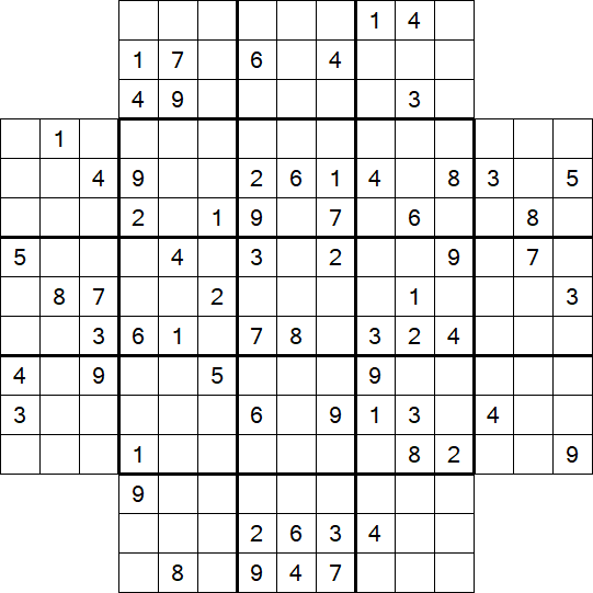 Flower Sudoku - Schwierig