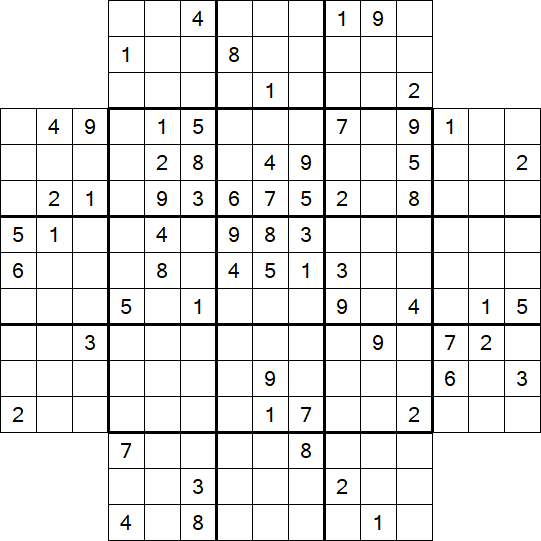 Flower Sudoku - Hard