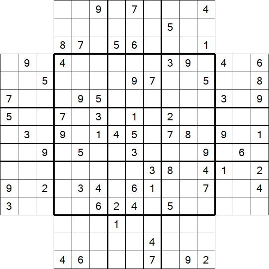 Flower Sudoku - Difícil