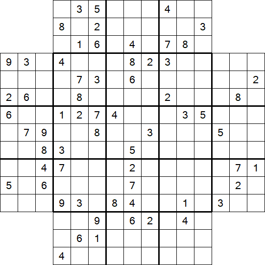 Flower Sudoku - Difficile