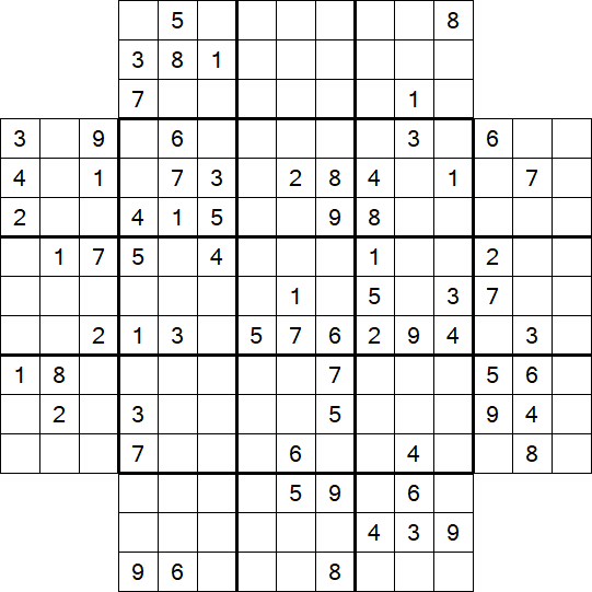 Flower Sudoku - Difficile