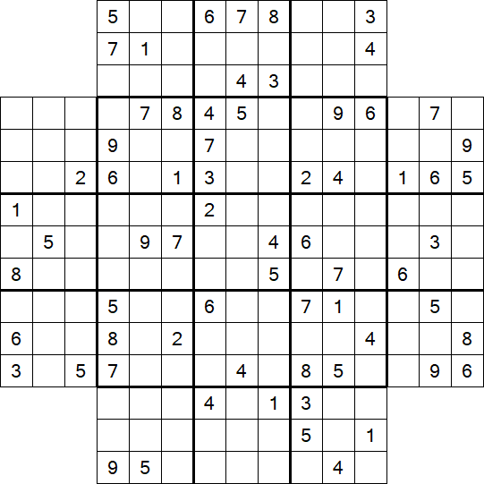 Flower Sudoku - Difficile